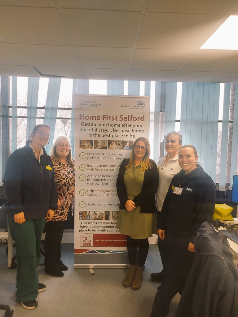 PMO Salford (@pmosalford) on Twitter photo It was great spending the day with members of Salfords Home First Rehab & Reablement Service! One team working together to maximise independence in patients own homes! #HomeFirst #OneTeam #MaximisingIndependance #SCO #Therapy #Reablement <a href="/NHSEngland/">NHS England</a> It was great spending the day with members of Salfords Home First Rehab & Reablement Service! One team working together to maximise independence in patients own homes! #HomeFirst #OneTeam #MaximisingIndependance #SCO #Therapy #Reablement <a href="/NHSEngland/">NHS England</a>