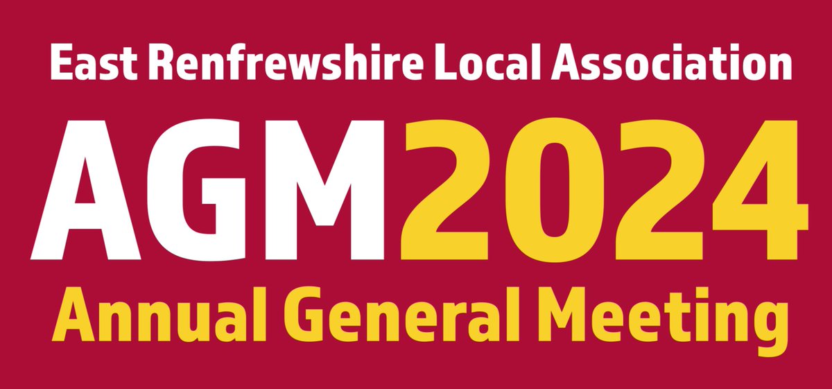EISEastRen's tweet photo. East Renfrewshire EIS Local Association AGM 
Wednesday 13 March at 6pm
Redhurst Hotel, Giffnock

All members welcome. https://t.co/yryTbdUptD