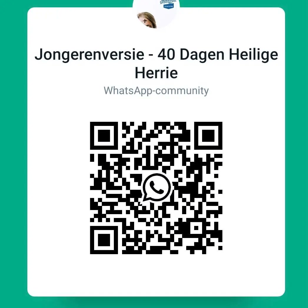 corjanmatsinger's tweet photo. Deze week druk met jongeren aan de slag voor de 40 Dagen Heilige Herrie Jongerenversie!

Gebruik de QR code om vanaf volgende week woensdag onderweg naar Pasen 3x per week een popsong en bijbeltekst (voor je leerlingen of jeugdgroep) via WhatsApp te ontvangen! https://t.co/2IsjhVHqgl