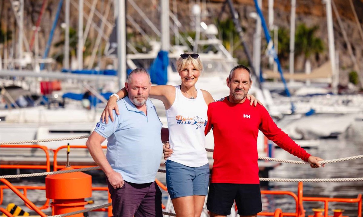 📢 Another team has confirmed for GB Row Challenge 2025! Team Flyin' Fish is made up of three experienced ocean rowers who have tackled BOTH the Atlantic and Pacific oceans. Find out more about Elaine, Neil and Andy: gbrowchallenge.com/the-teams/flyi… #OceanRowing #RowWithAPurpose
