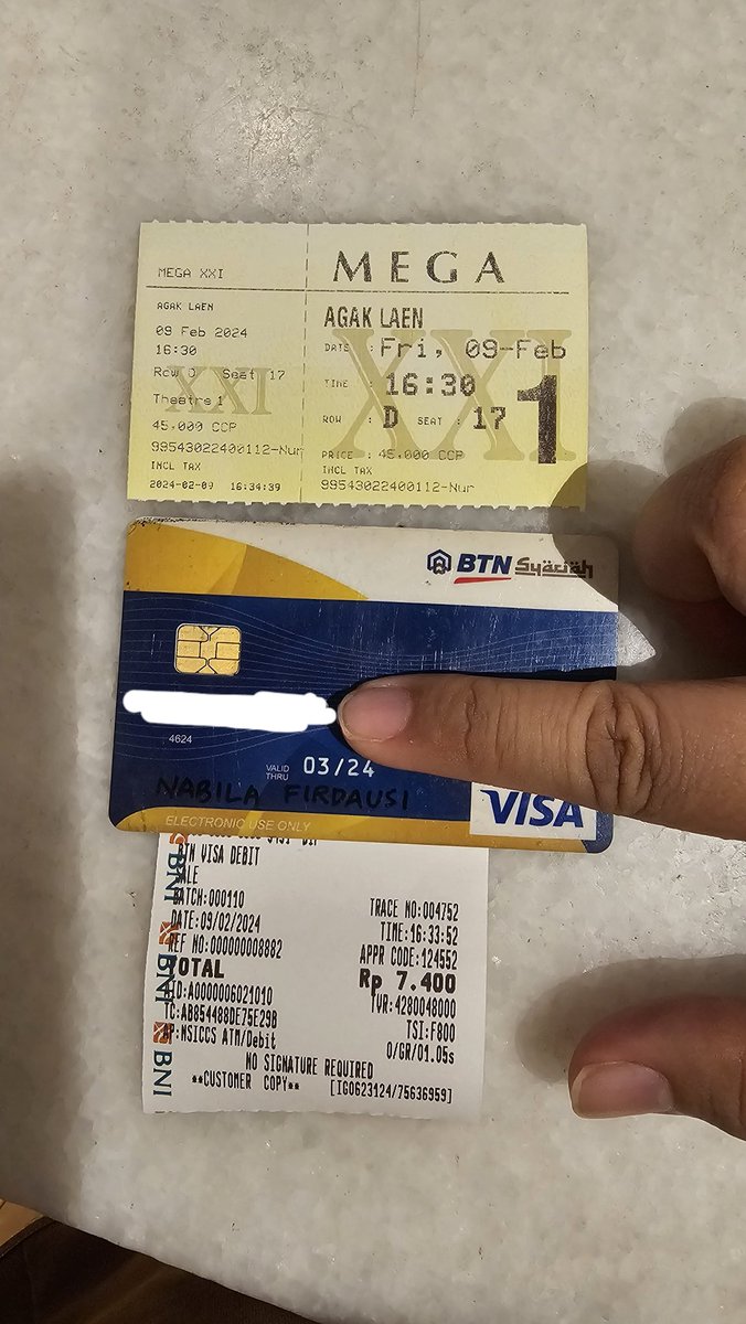 nabilafirdausi's tweet image. Maaf lama ga update, alhamdulillah 9 Feb 2024 bahagia banget belanja2 cuma Rp7.400 berkat promo ultah Bank BTN ke-74 tahun❤️ #HUTBTN74 #promoHUTBTN #promoBankBTN #promoBTN