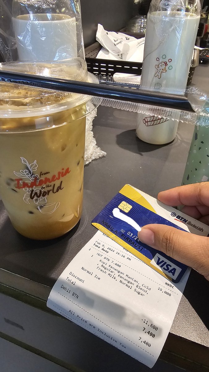 nabilafirdausi's tweet image. Maaf lama ga update, alhamdulillah 9 Feb 2024 bahagia banget belanja2 cuma Rp7.400 berkat promo ultah Bank BTN ke-74 tahun❤️ #HUTBTN74 #promoHUTBTN #promoBankBTN #promoBTN