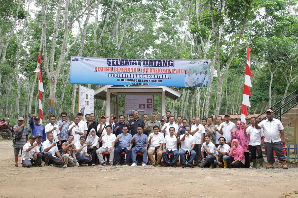 ptpn_7's tweet photo. PTPN I Reg.7 Kampanye “Gerakan Lateks Murni”--> https://t.co/tvQWajqm7x