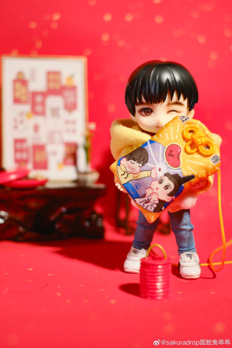 sumuli999's tweet photo. 除夕快乐🎉
新年快乐🎉

摄影：sakuradrop圆脸兔乖乖

#棋魂 
#光嬴 https://t.co/fHYEK6EpXE