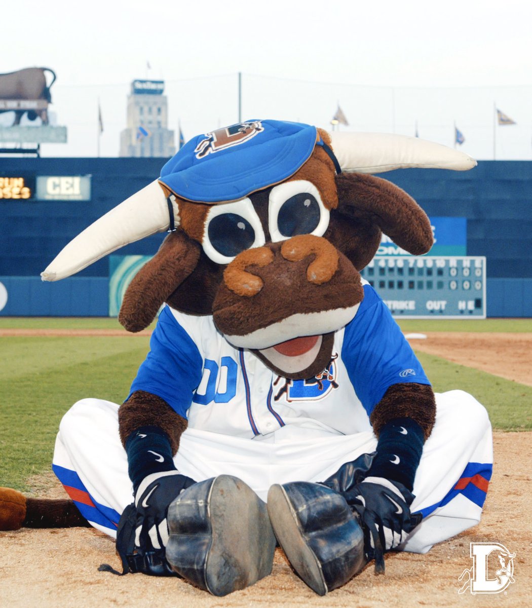 DurhamBulls's tweet photo. Wool E. Bull's glow up over the years isn't talked about enough https://t.co/zCXh90dSlQ