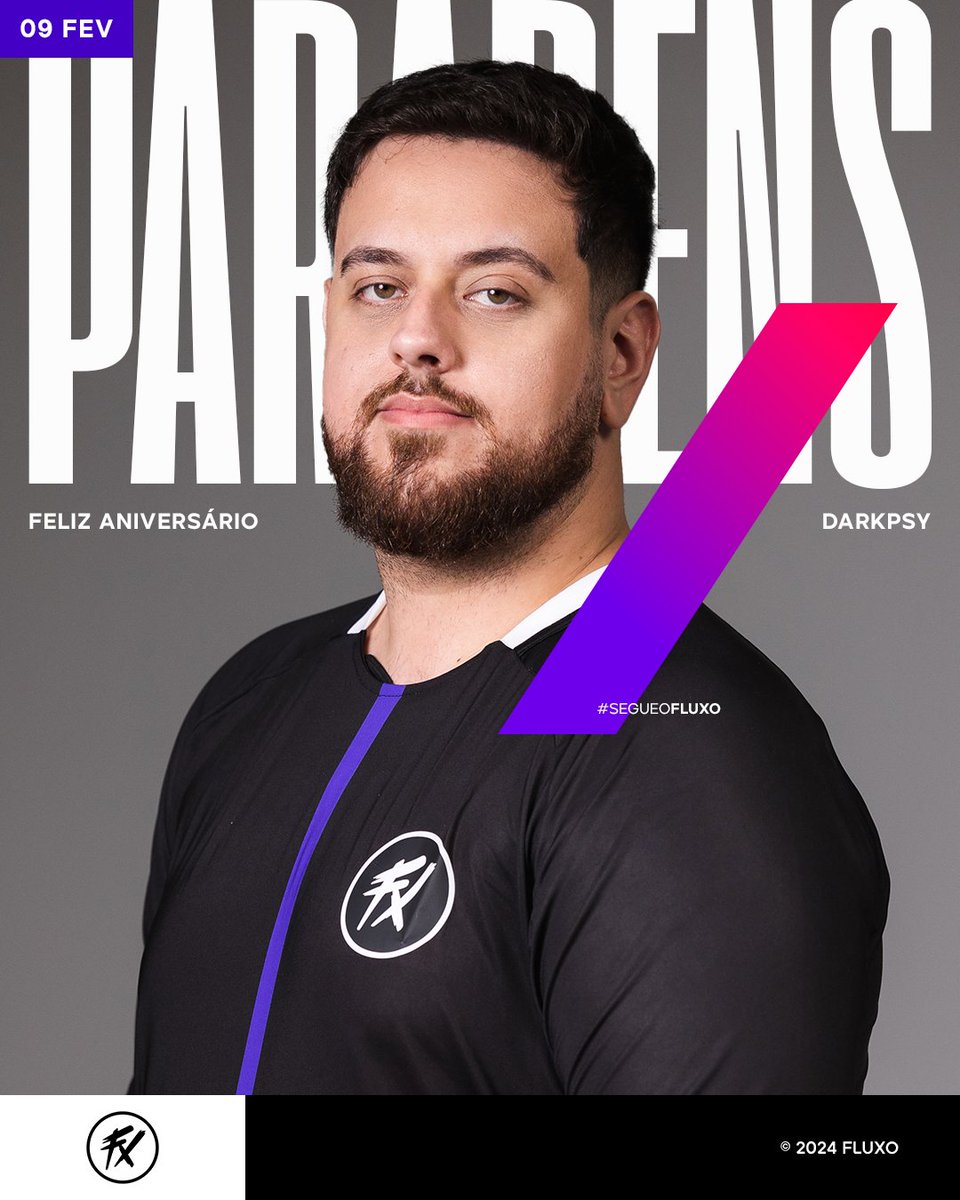fluxogg's tweet photo. Eu quero ver geral dropando parabéns pro @darkpsyfps que hoje o dia é todo dele! 🥳

Feliz aniversário, lenda. Saiba que você faz parte de um capítulo importantíssimo em nossa história e que nesse seu novo ciclo venham ainda mais conquistas 🫵

Nós te amamos, FELIZ ANIVERSÁRIO 🎂 https://t.co/rajwnhak11