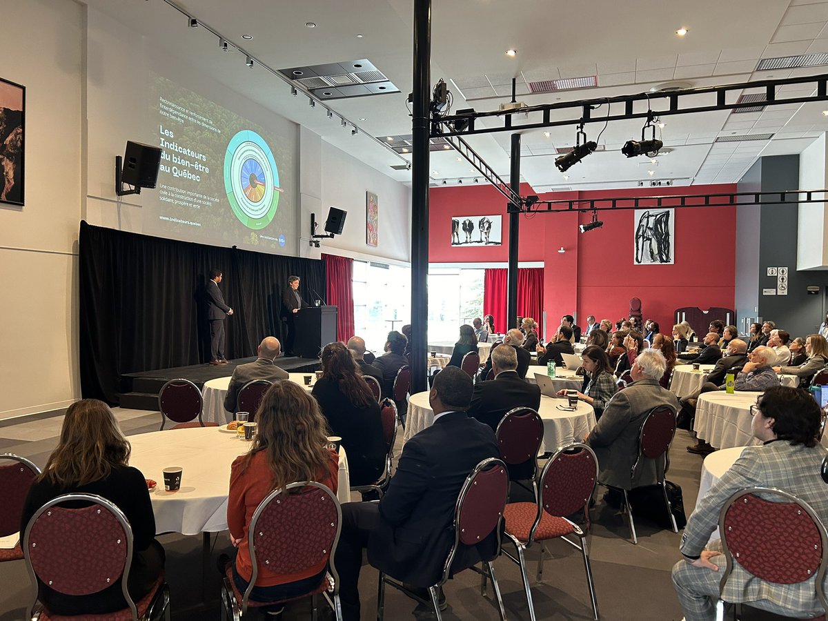 📣Lancement des #indicateursqc de bien-être #polqc #polcan #polmun

🤝En lançant cette 3e édition à Sherbrooke, nous voulons souligner l’importance de renforcer le dialogue sur le terrain avec ceux qui relèvent les défis sociaux au quotidien et ce, dans tout le Québec.