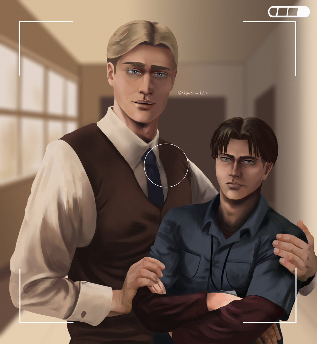 akuma_no_kotori's tweet photo. #EruriValentineWeek2024
#EruriValentineWeek
Day 3. High School Caste AU
A photo for the yearbook
(taken by A. Arlert)
#eruri #エルリ #leviackerman #erwinsmith #aotfanart
@EruriValentine https://t.co/oafY9k7jUb