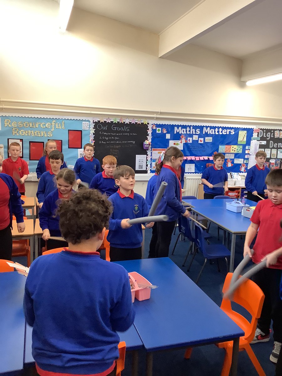 MrsNEdwardsTPS's tweet photo. I just saw a wonderful cardio drumming session in Year 4 for golden time! Da iawn! I can’t wait to try this with my class! https://t.co/g7v98EREoB