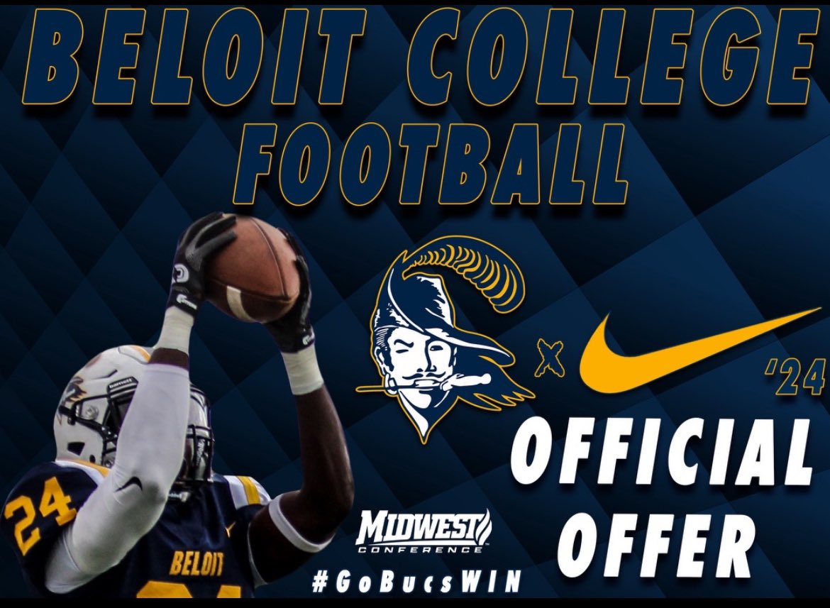 Caden_Ward8's tweet photo. #AGTG Psalm 18:32 | After a great conversation with @CoachWillStrong I’m blessed to receive my 4th Offer from Beloit College! https://t.co/egnUXZUgAC