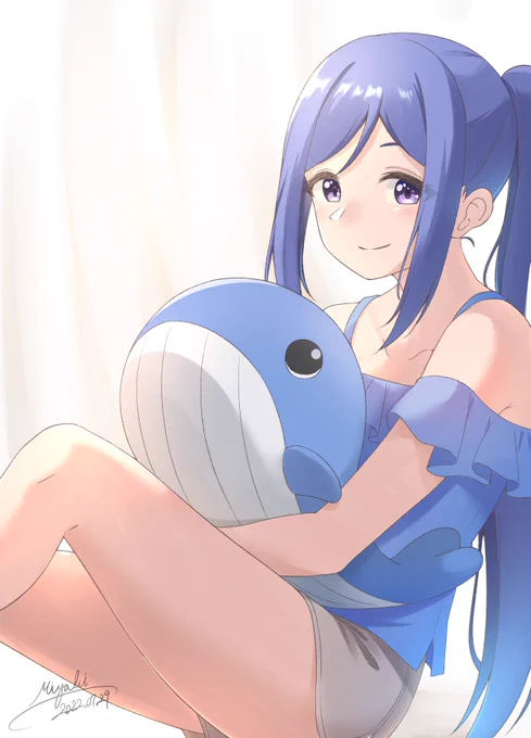果南ちゃんお誕生日おめでと～!ず～～～っと大好きだよ～……新規絵は間に合わなかったけど、頑張って描きあげるよ#松浦果南生誕祭2024 