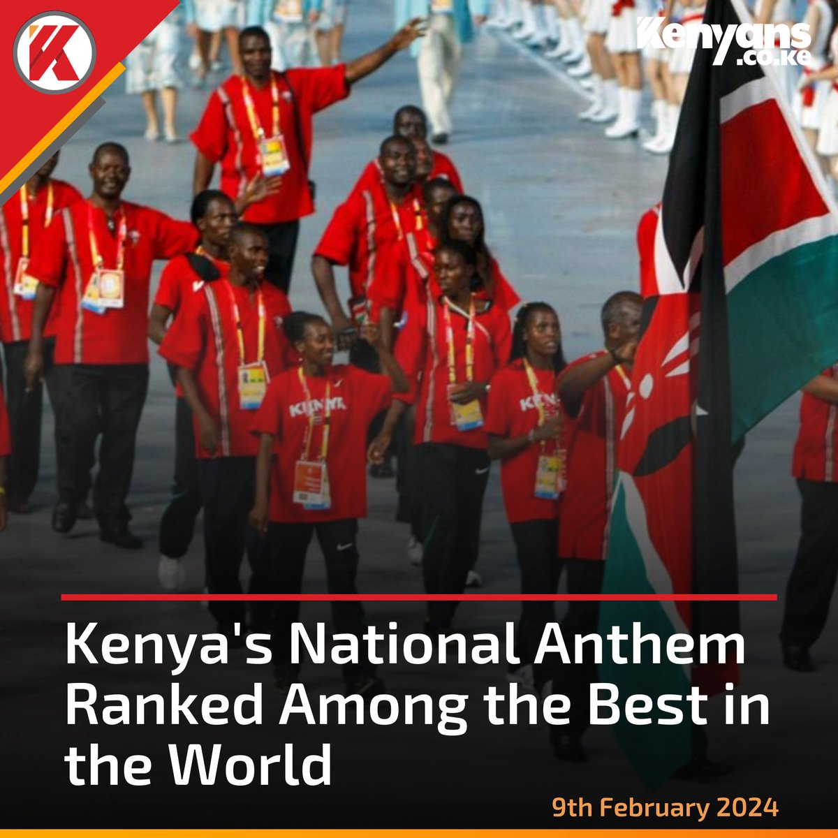 Kenyans's tweet photo. Kenya's national anthem ranked among the best in the world https://t.co/4Oecckq7A2