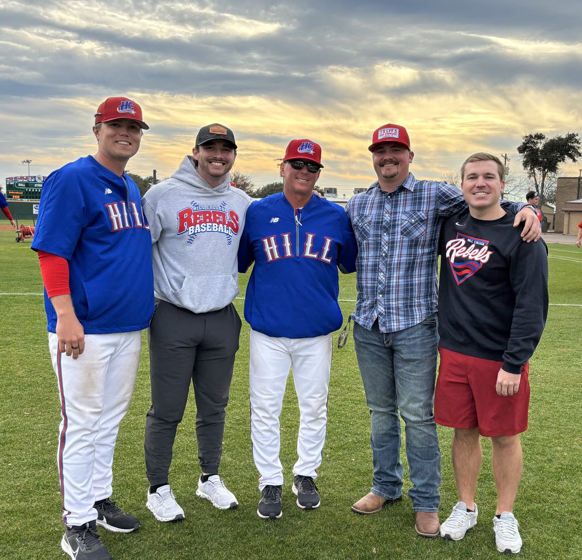 ReedHamilton_'s tweet photo. So glad we were able to get back to Hillsboro to see Rats 500th win! I am forever thankful that Hill College brought me relationships &amp; memories that will last forever. Rat constantly pushed us past our limits in all aspects of life, and we are better men because of him! #HillNat https://t.co/7MZ5rFkBoz
