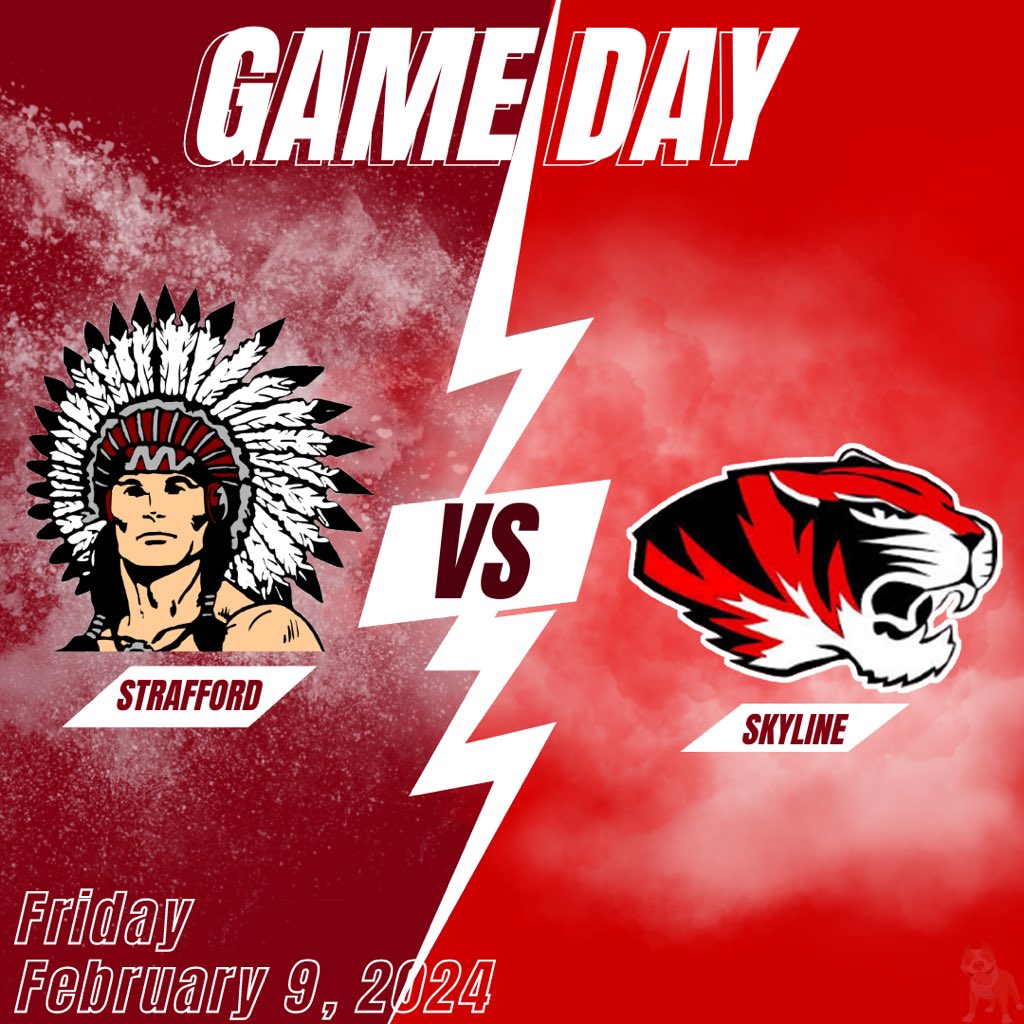Today the team goes against the Tigers at Skyline. Varsity plays at 7:30 and junior varsity 6:00.

#StraffordStrong