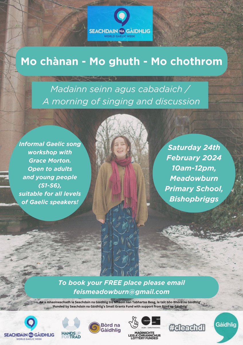 mrs_macleodBA's tweet photo. Deagh chothrom do inbhich &amp; sgoilearan S1-6 #SeachdainnaGàidhlig https://t.co/gXnzl6L21P
