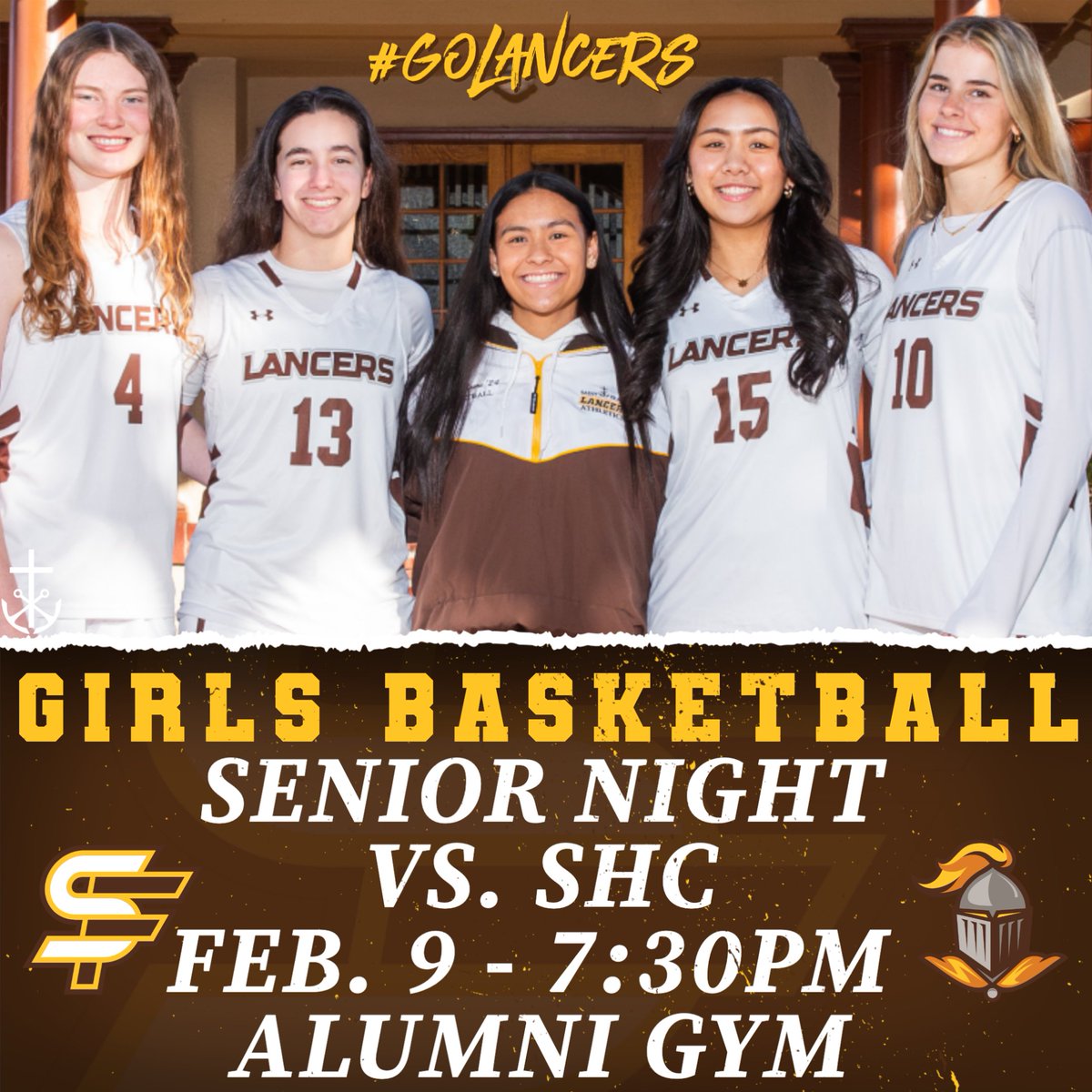 sfhsathletics's tweet photo. Girls basketball SENIOR NIGHT!!! #golancers @SFHS_girlshoops https://t.co/D54xU2dlhq