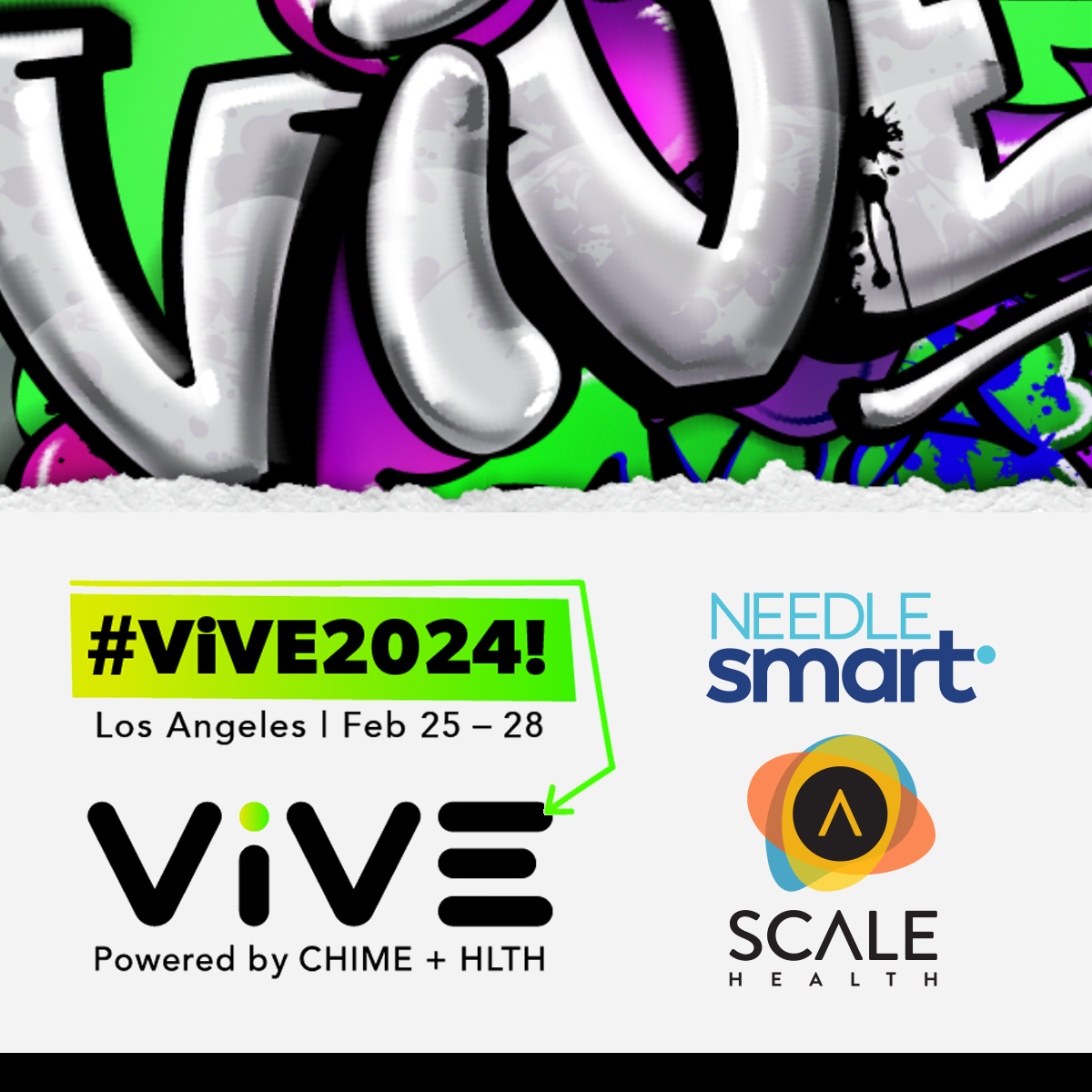 <a href="/NeedleSmart/">NeedleSmart</a> will be at #ViVE2024 with <a href="/ScaleYourHealth/">ScaleHealth</a>, showcasing our technology and discussing how to make healthcare safer, smarter, sustainable and accessible. We look forward to seeing our colleagues, partners and friends in Los Angeles. 

#medtech #interoperability