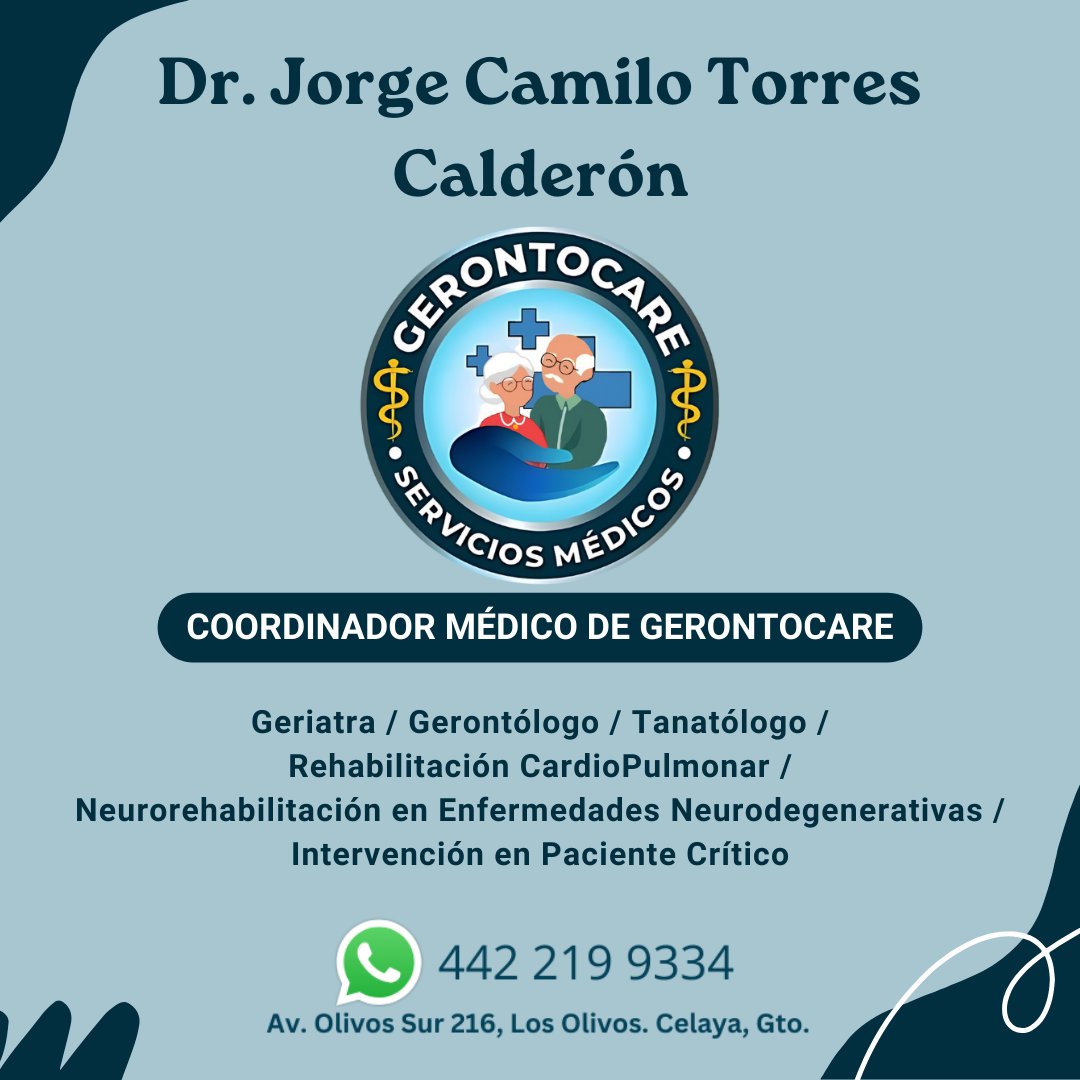 jorgecamilotc's tweet photo. Consulta a Domicilio🏡
Agenda tu cita! 📆
  ✅ Manejo Integral del adulto mayor
  ✅ Control metabólico y síndromes
         geriátricos
📞 442 219 9334 
#medico #especialista #geriatra #geriatria #adultomayor #abuelitos #salud #cuidado #saludmental #alzheimer https://t.co/HtdBqehL76