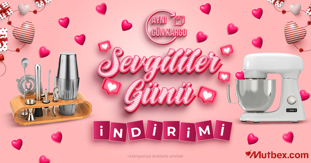Sevgililer Günü yaklaşıyor ve Mutbex olarak sizin için özel indirimli ürünler hazırladık! 🥰🎁 Aşkı mutfağınıza taşıyın ve sevdiklerinize lezzet dolu sürprizler hazırlayın. Fırsatları kaçırmayın, stoklarla sınırlıdır! ⏰

#SevgililerGünü #mutbex #indirim #AlperGezeravcı