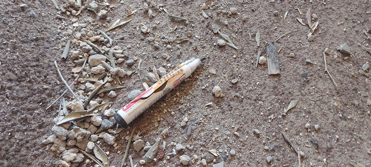 ABDALLAH002000's tweet photo. I found my marker among the rubble in my home after the Israeli invasion of our neighborhood.
It reminded me of our beloved Refaat @itranslate123 💔 https://t.co/a4pVSu4ZA3