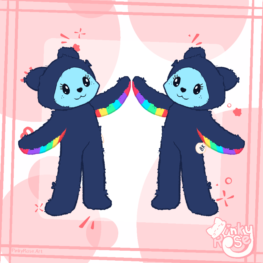 PinkyRoseArt's tweet photo. Another one!!
This one is indigo the rainbow bear (5/8 in the set)

#comingsoon #smallbusiness #keychain #keychains #sticker #stickers #artist #art #digitalart #indigo #rainbowbears #beaniekids https://t.co/mv9UpK10QT