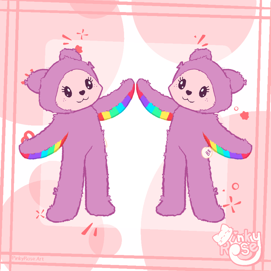 PinkyRoseArt's tweet photo. Violette was the first one I got from this set many years ago <3
This one is violette the rainbow bear (6/8 in the set)

#comingsoon #smallbusiness #keychain #keychains #sticker #stickers #artist #art #digitalart #violette #rainbowbears #beaniekids https://t.co/01NKUbzSJn