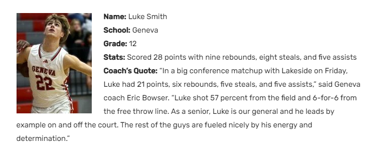 Genevahoops's tweet image. Congrats Luke Smith and Brooke Richmond! 
chagrinvalleyconference.com/cvc-athletes-o…

#GHSpride