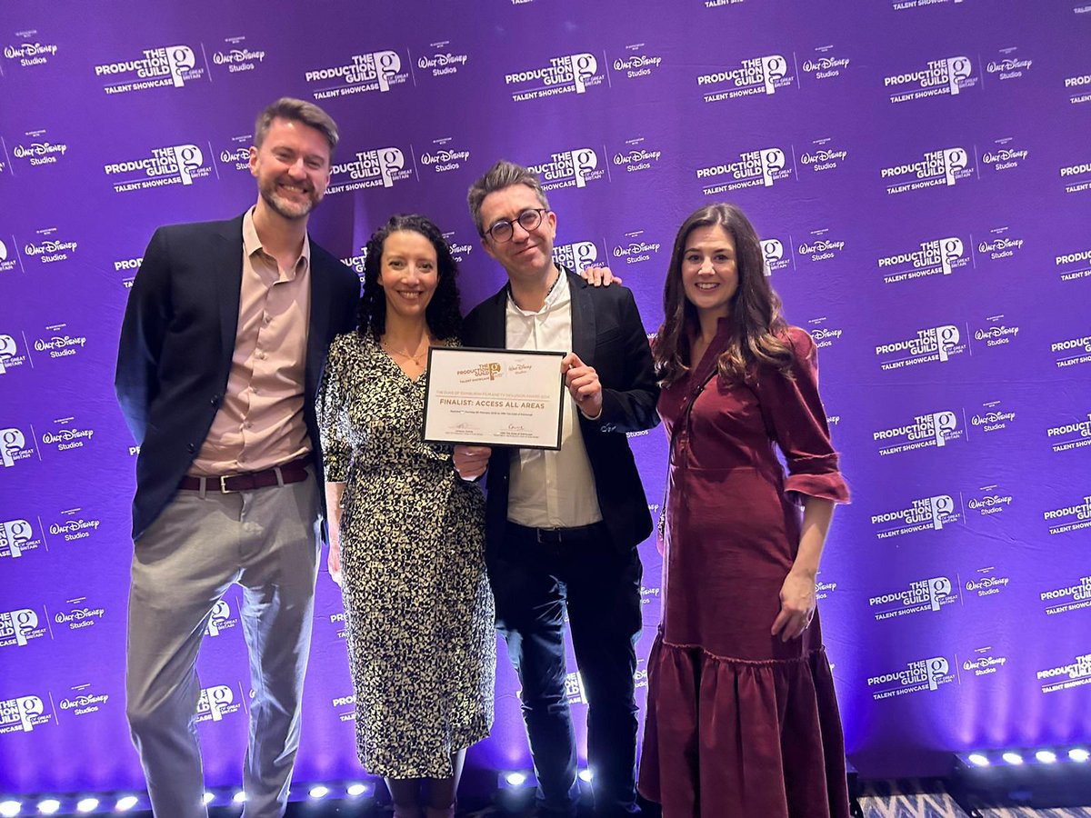 We were so thrilled to be finalists at the Duke of Edinburgh Film and TV Inclusion Awards last night.