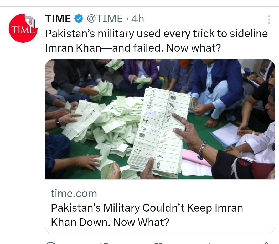 RanaAjmalPTI's tweet photo. @HamidMirPAK It has happened The international media is saying that the army is involved https://t.co/7mSAQcWp9l