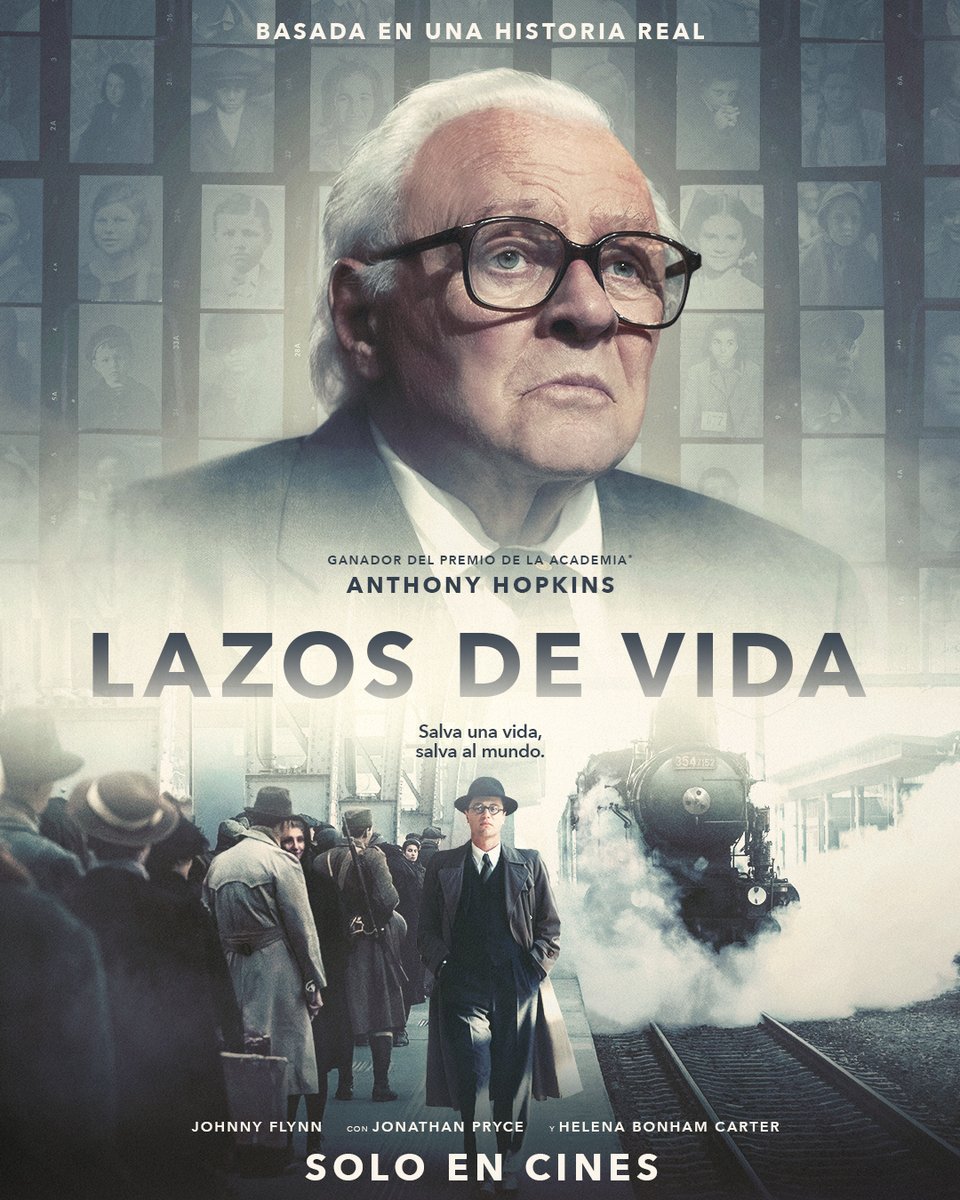 Basada en la increíble historia real de la vida de Nicholas Winton, el hombre que salvó la vida de más de 600 niños durante la Segunda Guerra Mundial. Protagonizada por el ganador del Oscar #AnthonyHopkins llega
LAZOS DE VIDA 🤝
28 de marzo solo en cines