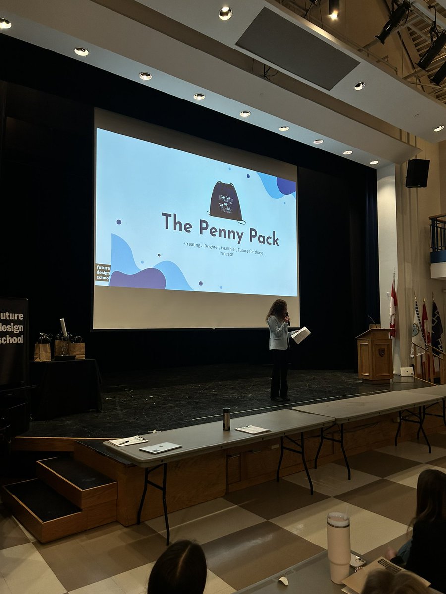 fdesignschool's tweet photo. Thank you so much to CEO/Founder of @pack_penny McKenna Otter for joining us at this year's #FuturePrize24 to tell us about her journey on bringing change to her community ⭐️ Your impact is inspirational and moving! https://t.co/8Lqs06MWuH