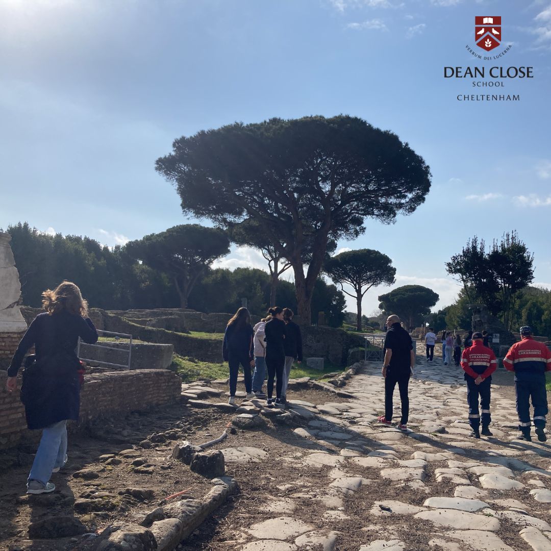 ✈️  The Dean Close School Classics department's journey to Rome is in full swing. So far, the group has explored Ostia Antica & the Colosseum. Stay tuned for further updates.
#DeanCloseTrips #DeanCloseClassics #DeanCloseAcademics #DeanCloseRemove #DeanCloseFifthForm #DeanCloseFun