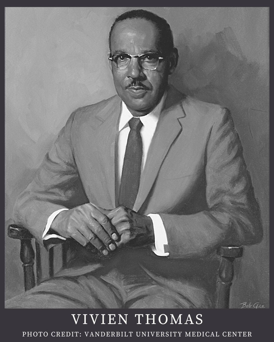 ACHA_Heart's tweet photo. To commemorate #BlackHistoryMonth, ACHA is recognizing Vivien Thomas, a pioneer in the treatment of congenital heart disease who worked with Drs. Alfred Blalock and Helen Taussig to develop the "blue baby operation" in the 1940s.

For more on this groundbreaking piece of #CHD history, read ACHA’s blog post by ACHA Board Member William F. Causey, which shares the importance of Vivien Thomas's role during his life-saving surgery in 1952: https://t.co/vnQodLxBTq

#CHDAwareness #CHDCare4Life