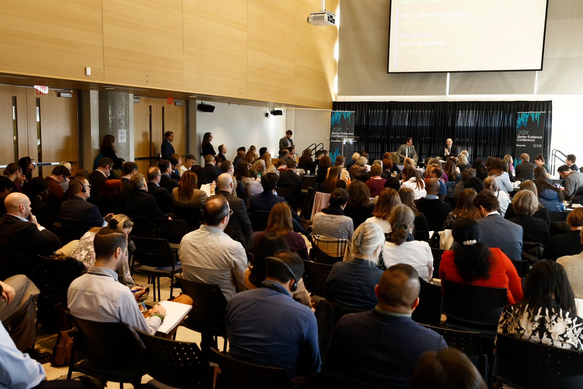 Reflecting on a remarkable day at the Better Evidence Conference. Grateful for impactful discussions, presentations, &amp; connections made. 

Thanks to all who contributed to its success! Let's keep driving positive change together. #Cdnpoli #PutDataToWork #BetterEvidence24