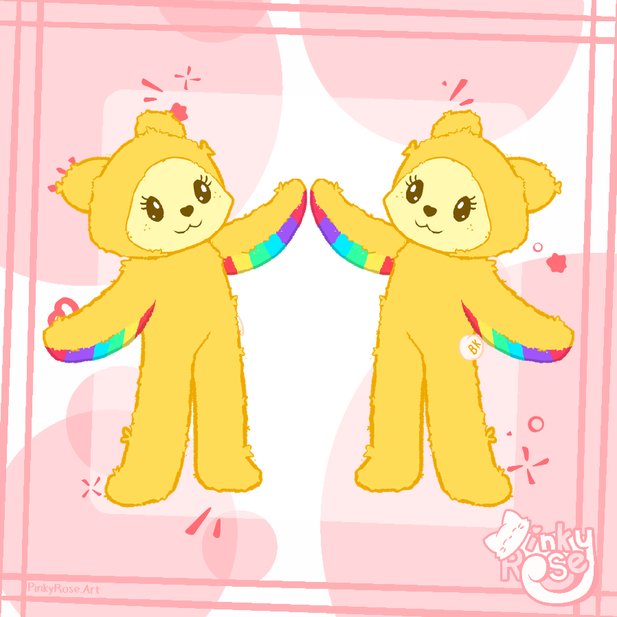 PinkyRoseArt's tweet photo. The final one!!!
This one is citrus the rainbow bear (8/8 in the set)

#comingsoon #smallbusiness #keychain #keychains #sticker #stickers #artist #art #digitalart #citrus #rainbowbears #beaniekids https://t.co/kHRz5kyMF7
