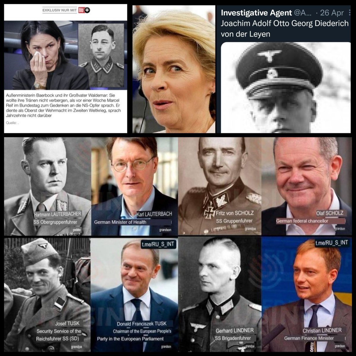 GERMAN POLITICIANS NAZI RELATIVE BINGO❕ I spent a month trying to find Baerbock's family Nazi. She hid it well because I looked everywhere. Now I have them all! 🇩🇪 BINGO!