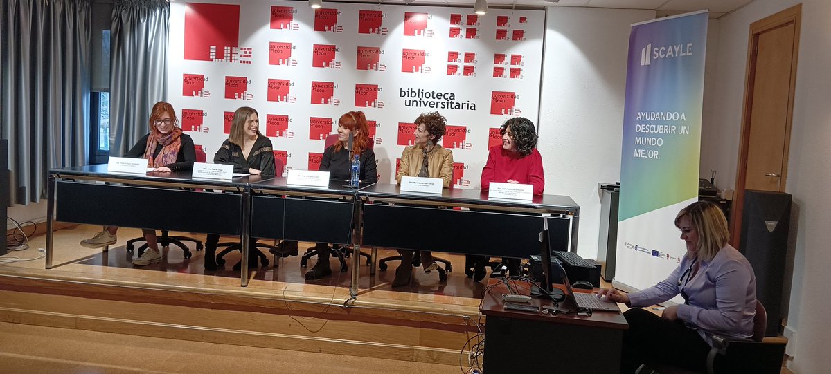 _SCAYLE's tweet photo. 👏👏 Estupenda jornada!!!!, gracias a las ponentes @smarkia, @MEGA_ULE, Mit Estrategia y @RoboticaUnileon y asistentes, entre todos ellos la mesa redonda se convirtió en un coloquio en toda regla!!
Y con la visita y ☕☕ rematamos 👌 por si quedaba alguna duda
#11defebreroES https://t.co/AhCM34N1qi