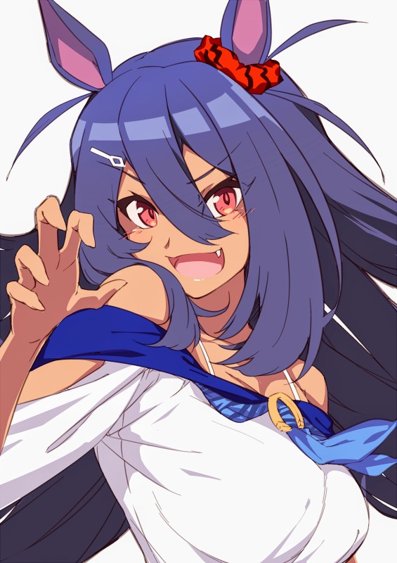 ヒシアマゾン(ウマ娘) 「ヒシアマ姐さんすみません、やっぱ色味がどうしても気に入らないので再投稿しました。」|カイザ閣下のイラスト