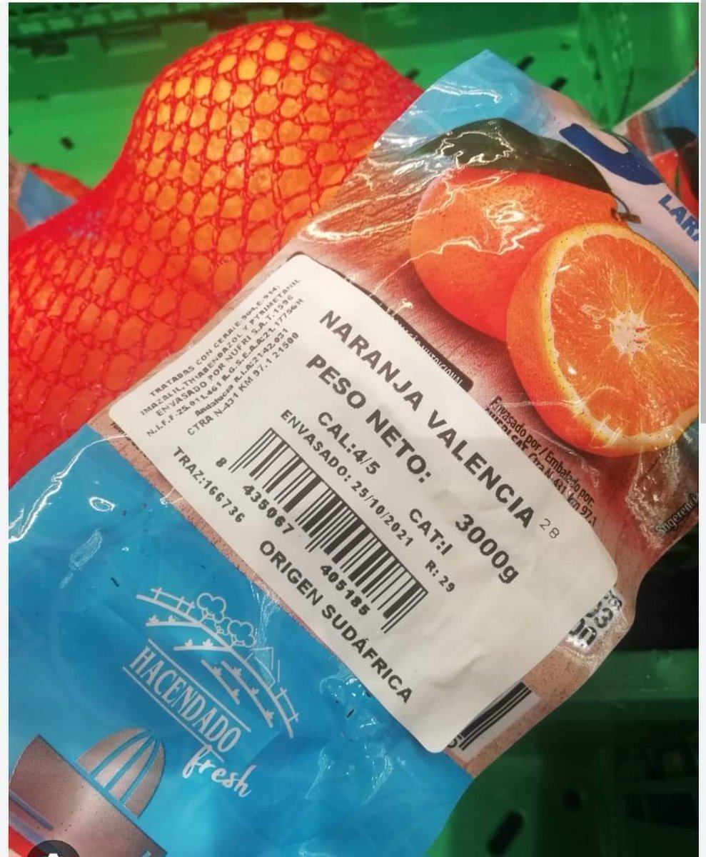 Mercadona...Mercadona..🎶🎶🎶en la tierra de las naranjas... naranjas del quinto higo...