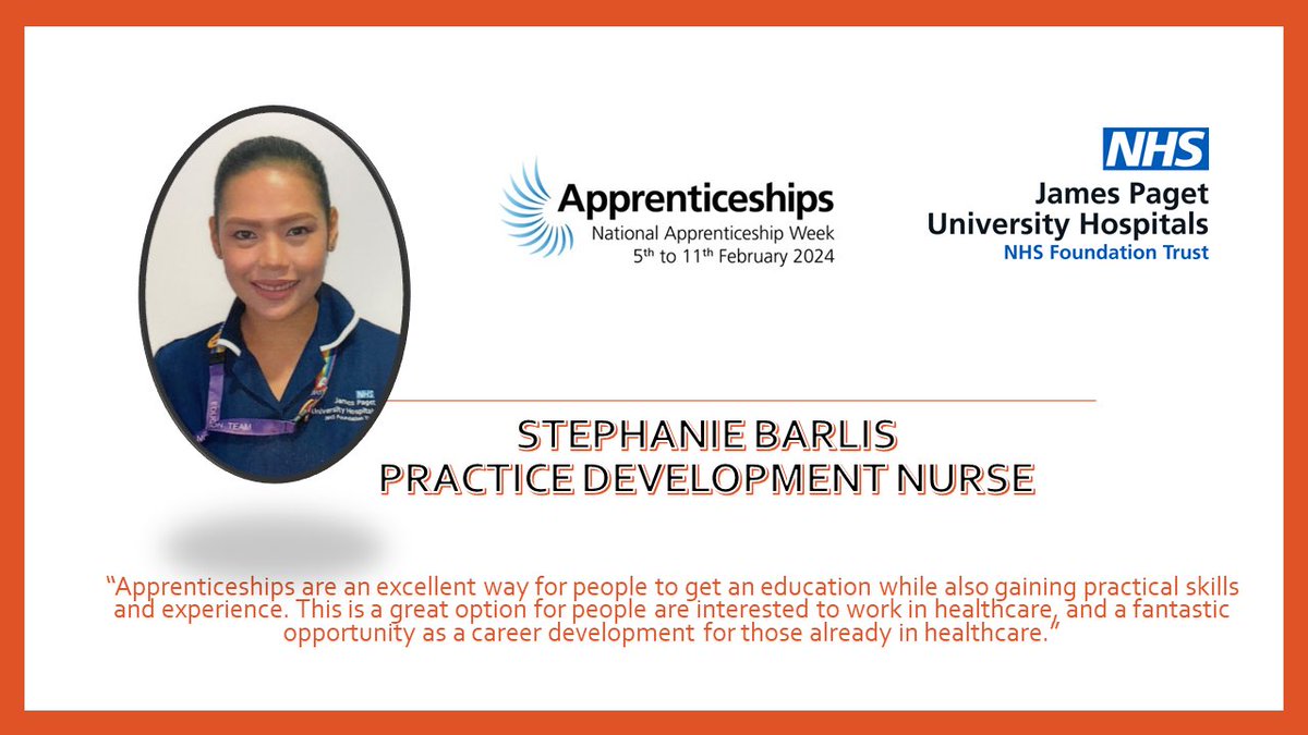 JPUH Apprenticeships (@jpuh_apprentice) on Twitter photo Stephanie plays a pivotal in ensuring our nursing degree apprenticeships are a success here <a href="/JamesPagetNHS/">JPUH NHS FT</a> 🤩 #NAW2024 Stephanie plays a pivotal in ensuring our nursing degree apprenticeships are a success here <a href="/JamesPagetNHS/">JPUH NHS FT</a> 🤩 #NAW2024