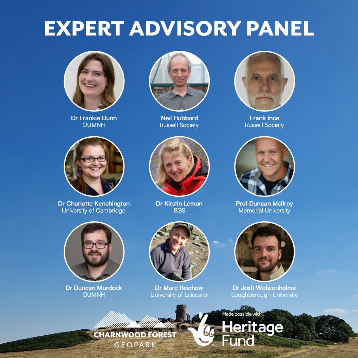 👋 Today we welcome the first nine members of our Expert Advisory Panel. 🧑‍🤝‍🧑 As we work towards UNESCO Global Geopark status, the Panel will help support our projects, ensuring that everything we do - from education to interpretation - is guided by the best scientific advice.