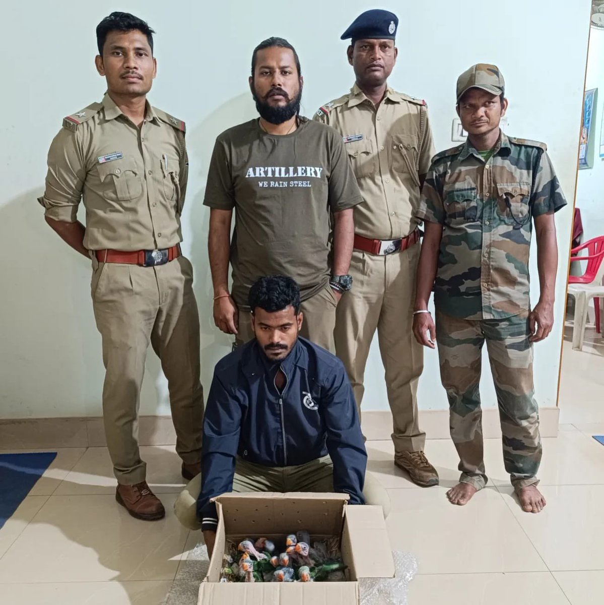 speak_animals's tweet photo. Seizure of 18 live Rose Ringed Parakeets from Baba Gateswar Aquarium Shop, K 4 , Kalinga Vihar by Team of Patrapada City Forest Range and Hon. Wildlife Warden, Khordha. 

Requesting @bmcbbsr to kindly close this shop, so no further trade occurs. 
@ForestDeptt @HUDDeptOdisha https://t.co/uBVL1ovDpa