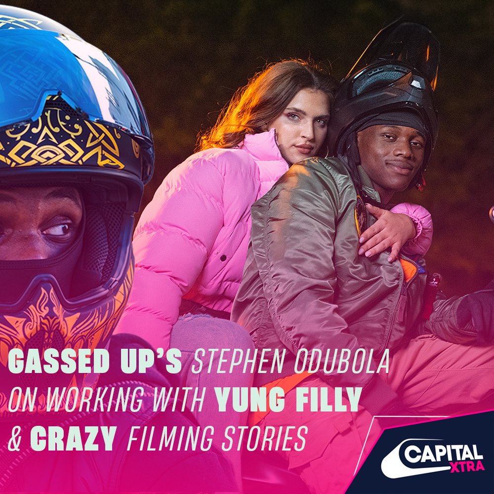 CapitalXTRA's tweet photo. . @GassedUpFilm 's Stephen Odubola spoke to Capital XTRA about his role as 'Ash' and what it was like working with @yungfilly1 🔥#GassedUpFilm