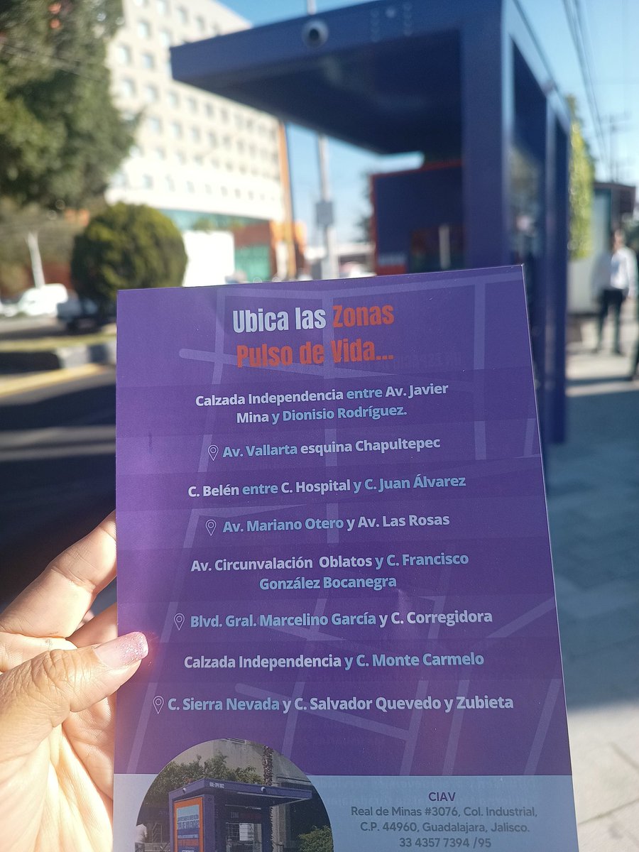 En #MarianoOtero y #LasRosas desde hoy una zona #PulsoDeVida para proteger a las #mujeres @GuadalajaraGob @PoliciaZapopan @PoliciaGDL @PoliciaZapopan