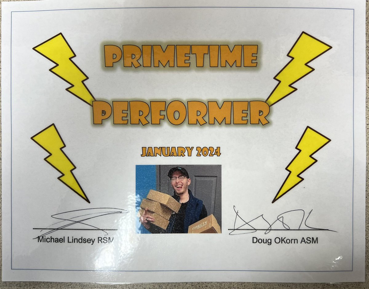 Dr0K0rn's tweet photo. @DylanB_atATT gets us going in 2024 by winning January’s ⚡️Primetime⚡️ Top performer ‼️
Let’s keep them coming all year long 💪 https://t.co/kJ2llGH4CA