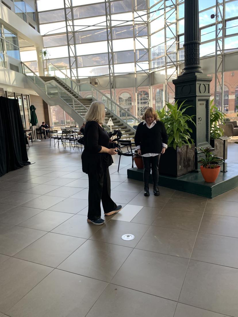 Here's a sneak peek behind the scenes for today's photoshoot at Partnership for Behavior Change