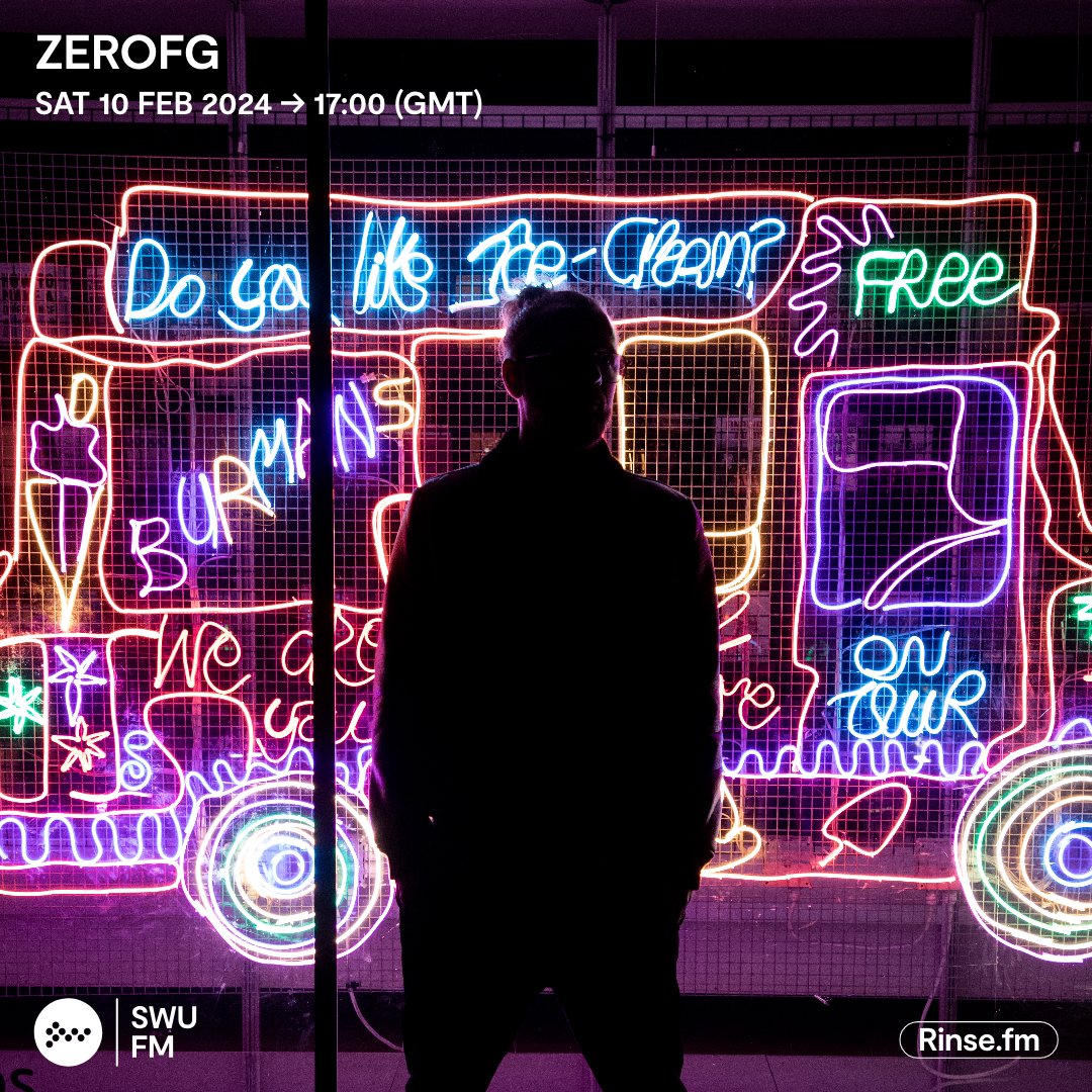 Live it's: ZeroFG @ZeroFGmusic Rinse.FM 103.7FM & DAB #SWUFM