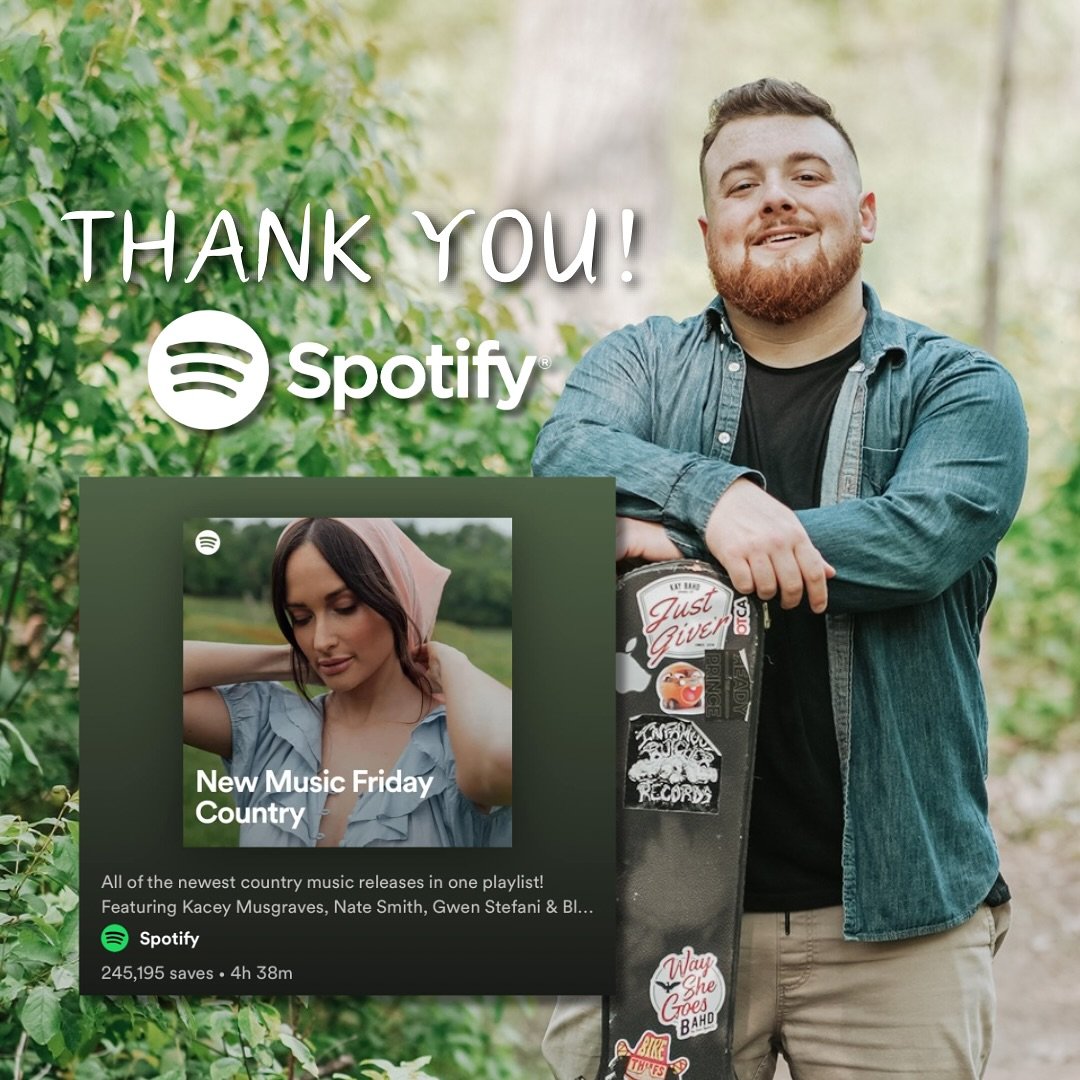 I’ve been such a hot mess this morning! Got the phone call today saying that the fine folks over at <a href="/SpotifyCanada/">Spotify Canada</a> / <a href="/spotify/">Spotify</a> added my new song to NEW MUSIC FRIDAY COUNTRY! 🥹☀️ 

Thank you for believing in me y’all 💛 I am so grateful for all the support.
