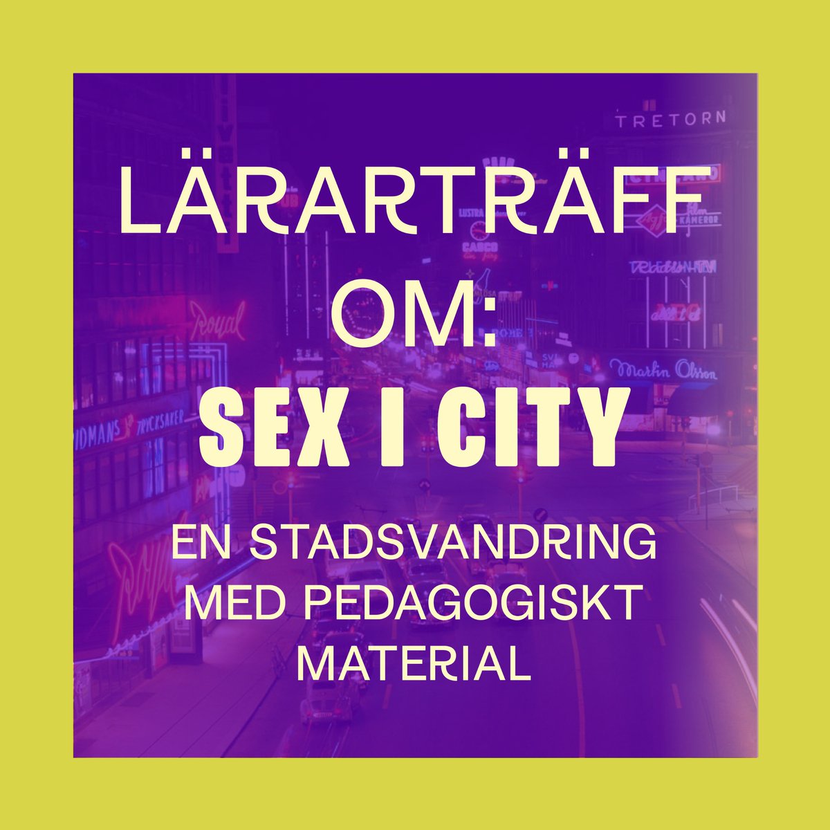 #Lärartwitter!🔈 Den 20/3 bjuder vi in till en inspirationskväll med Stockholmskällan för att prata om hur historiska källor kan ge oss ingångar att prata om pornografi, prostitution och sexualitet i klassrummet i dag. Obligatorisk anmälan. kvinnohistoriska.se/kalendarium/la…