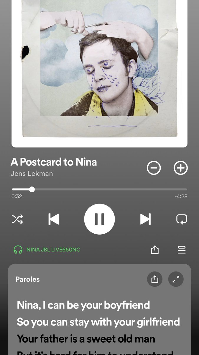 Ninatje15's tweet photo. mijn discover weekly is zotjes hiervoor https://t.co/mmPNi953TM